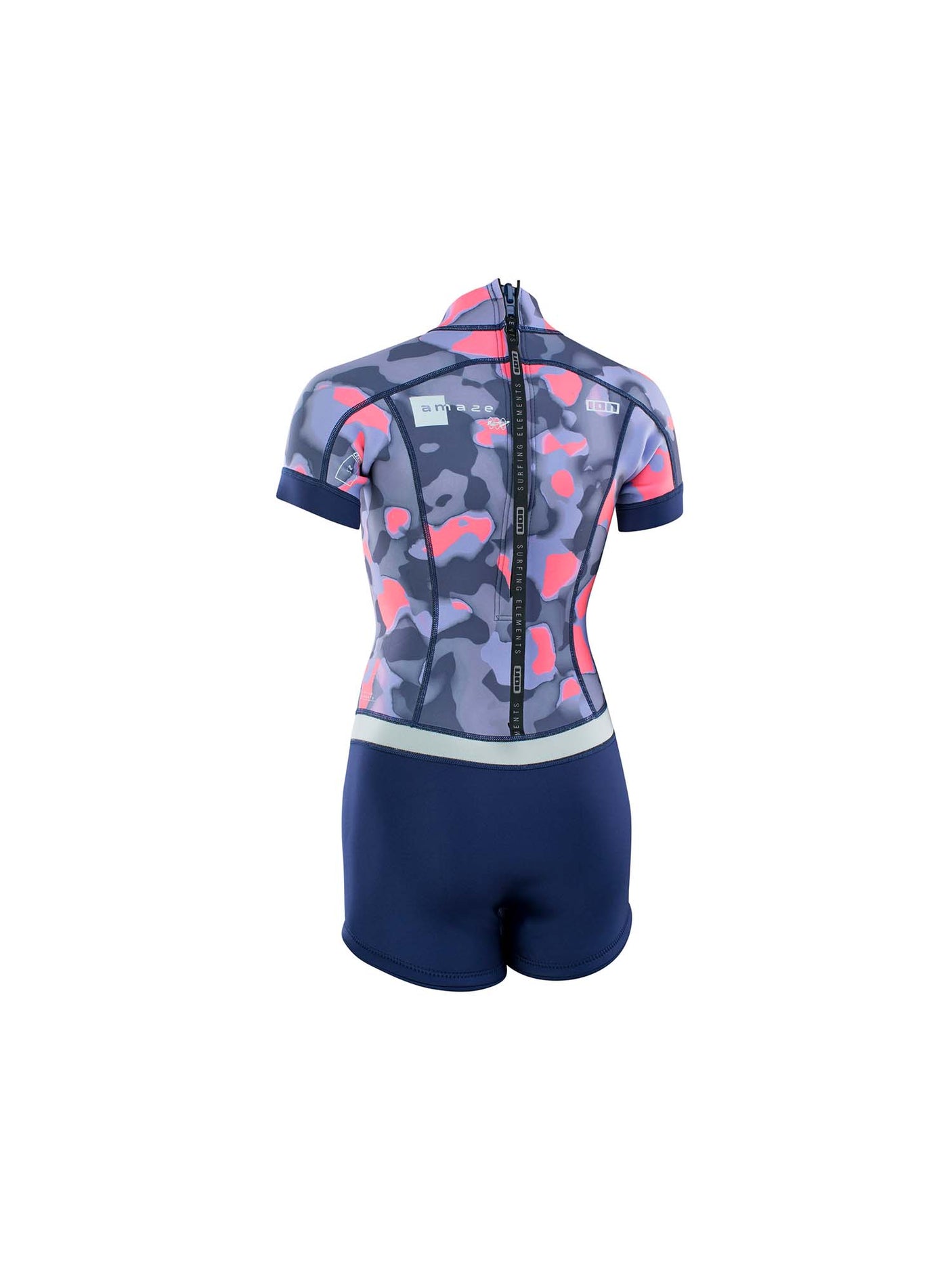 Amaze Womens 2.5mm Short Sleeve Back Zip Shorty 2024 Wetsuit