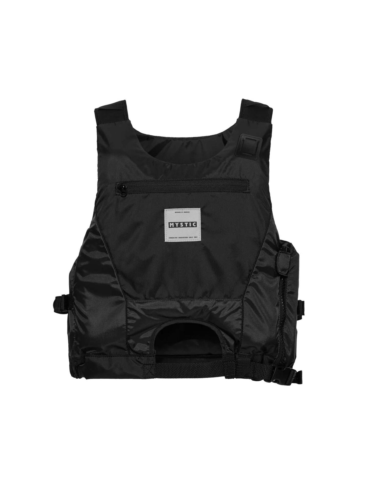 Mystic Downwinder Floatation Vest black front view