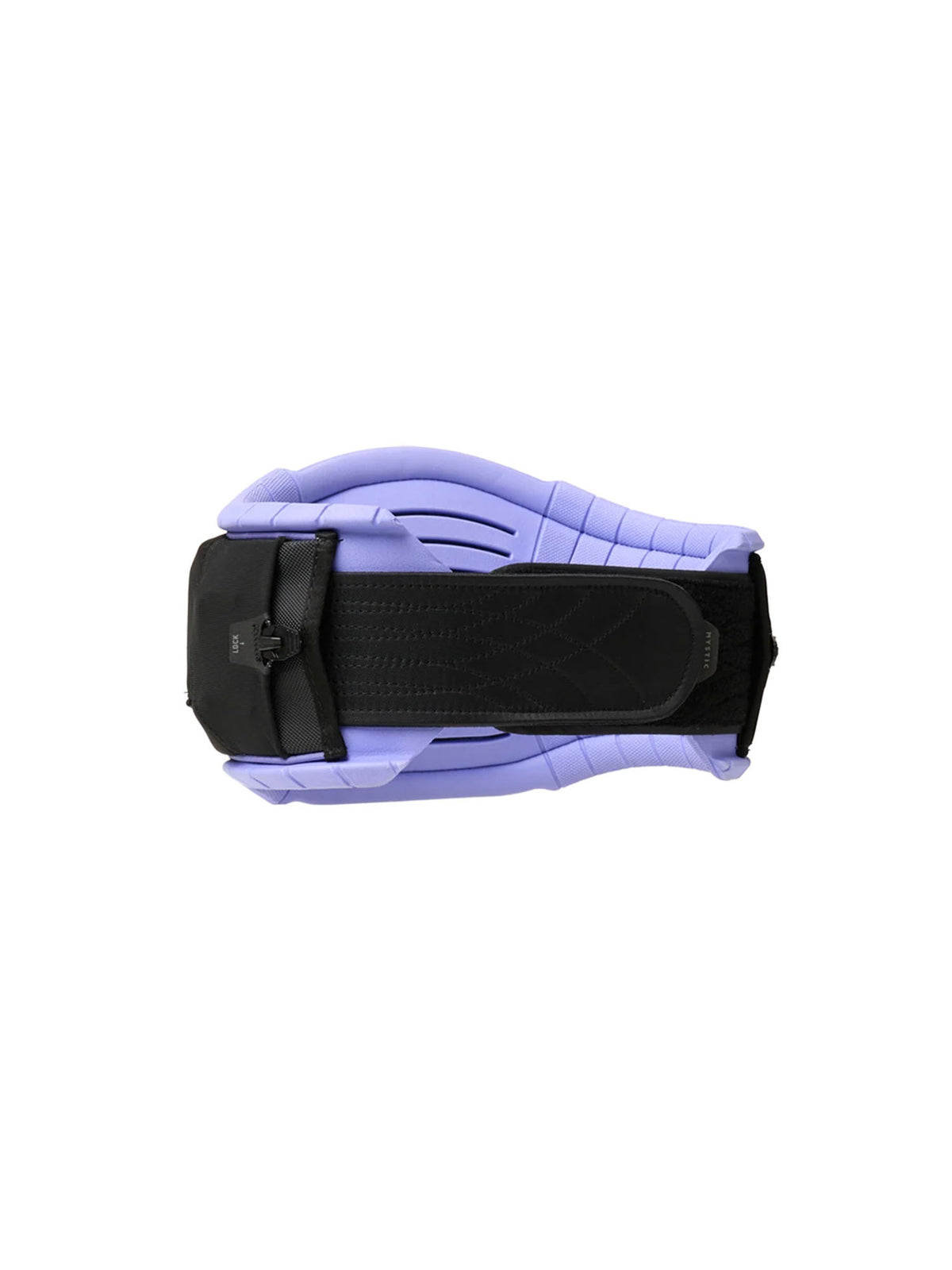 Mystic Stealth women's kite harness in iris blue, front view