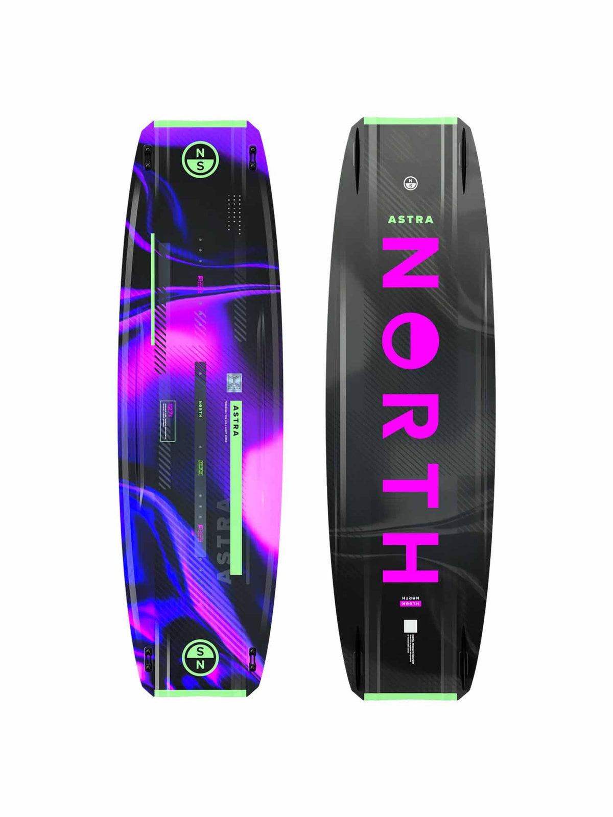 North Astra Twintip top and bottom deck