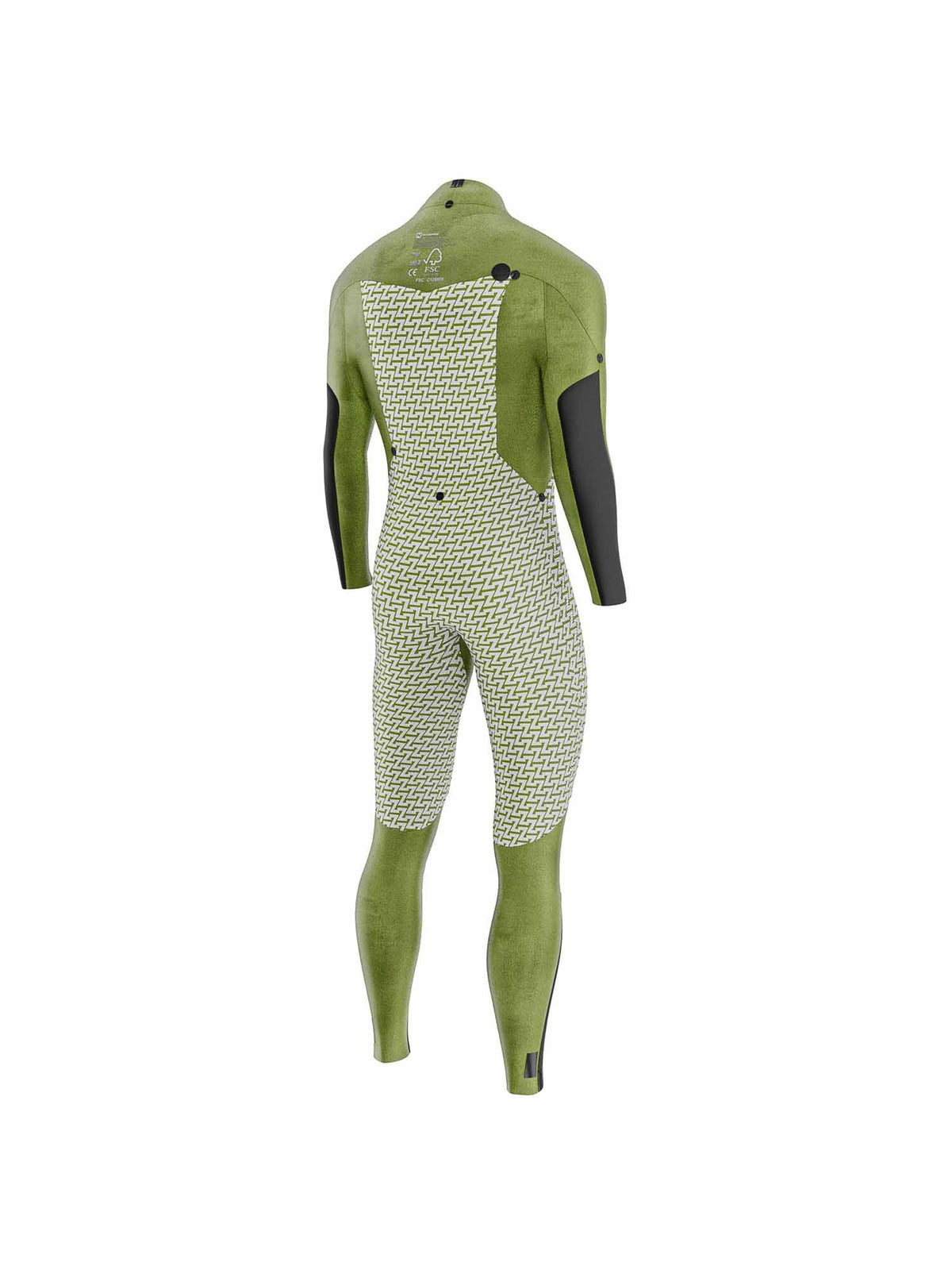 Prolimit Shield Steamer Free-X 5/4 Wetsuit back inner lining view