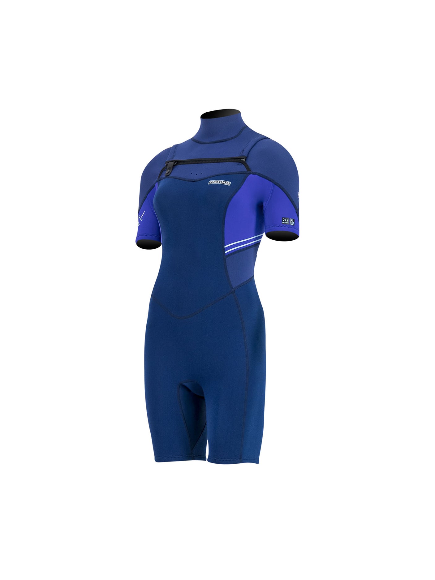 Womens Fire 2mm Short Sleeve Front Zip Shorty Wetsuit
