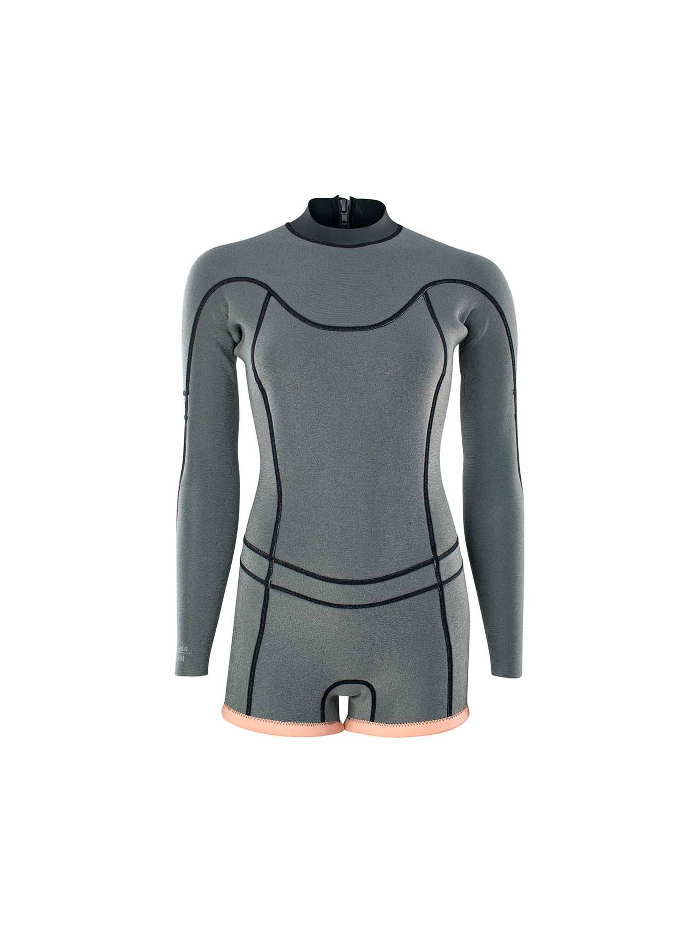 Amaze Womens 2mm Long Sleeve Back Zip Shorty 2024 Wetsuit
