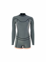 Amaze Womens 2mm Long Sleeve Back Zip Shorty 2024 Wetsuit