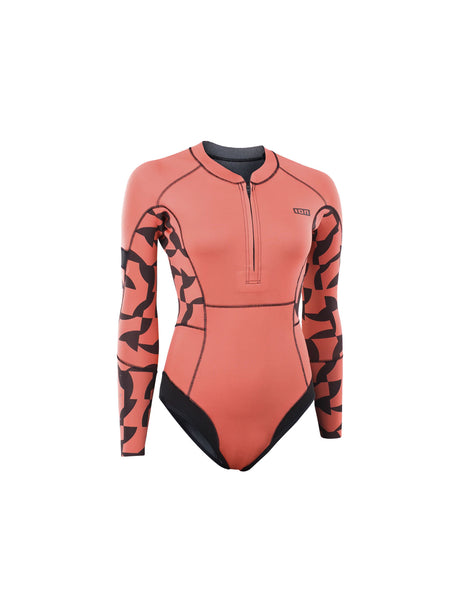 Amaze Womens 1.5mm Long Sleeve Front Zip Hot Shorty 2026 Wetsuit