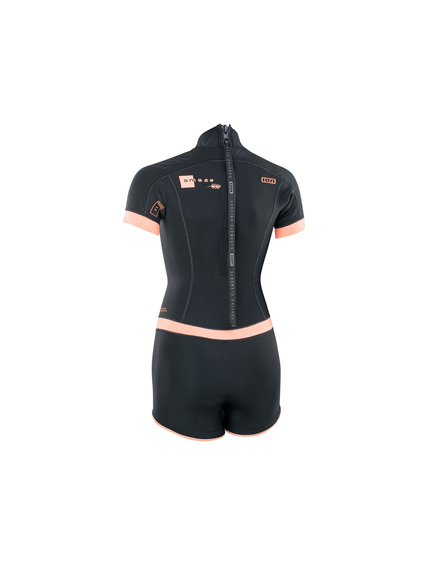 Amaze Womens 2.5mm Short Sleeve Back Zip Shorty 2024 Wetsuit