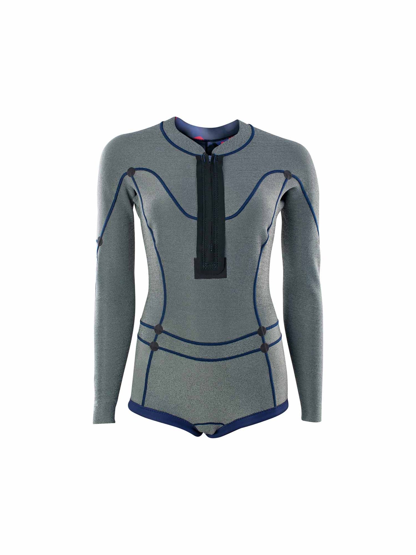 Amaze Womens 1.5mm Long Sleeve Front Zip Hot Shorty 2024 Wetsuit