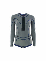 Amaze Womens 1.5mm Long Sleeve Front Zip Hot Shorty 2024 Wetsuit