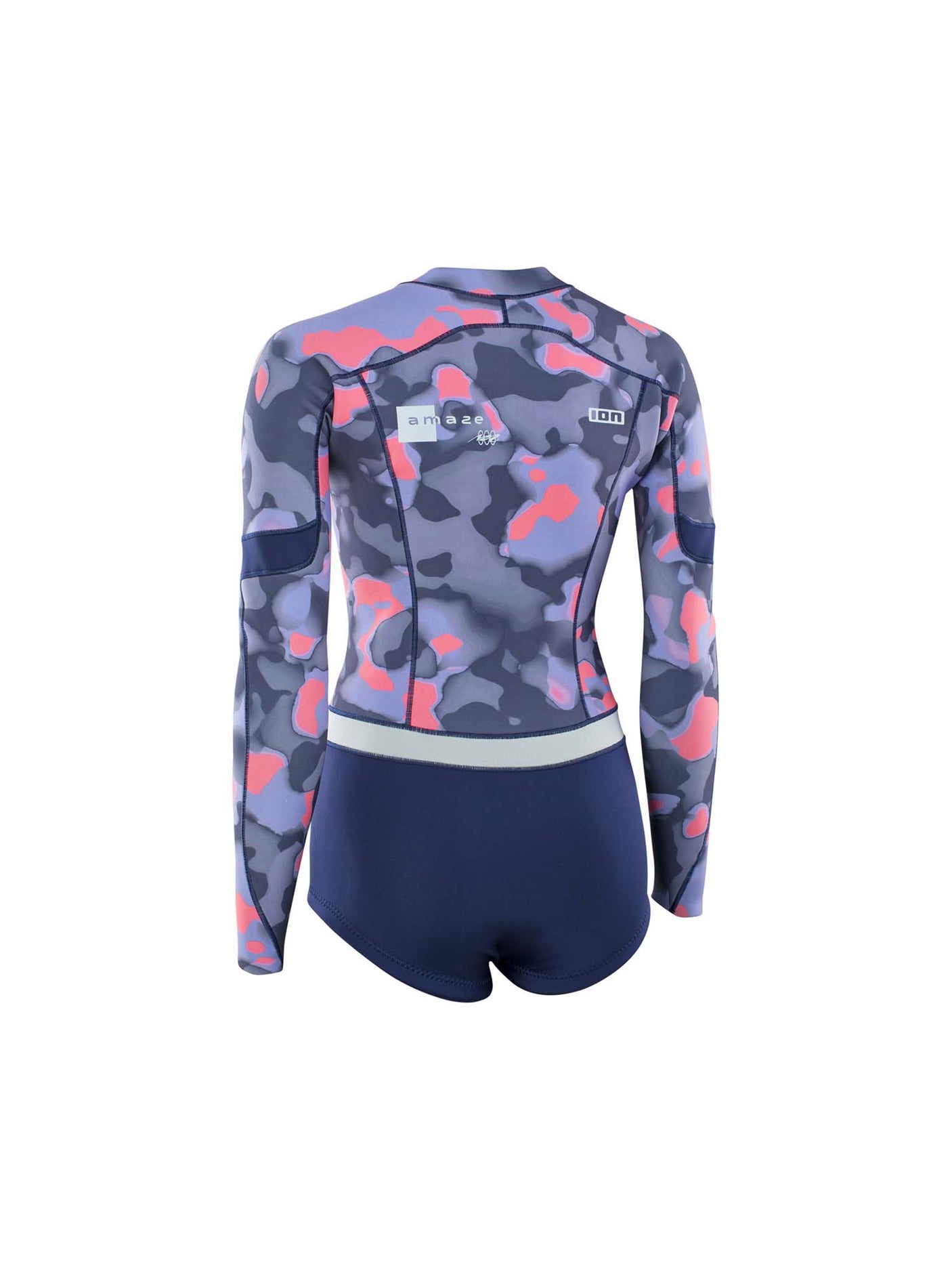 Amaze Womens 1.5mm Long Sleeve Front Zip Hot Shorty 2024 Wetsuit