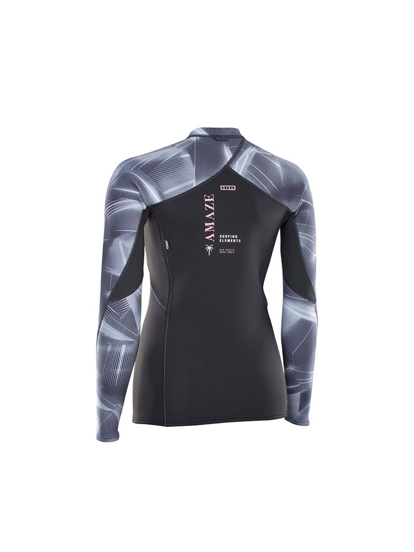 Womens Neo 1.5mm Long Sleeve Front Zip Top