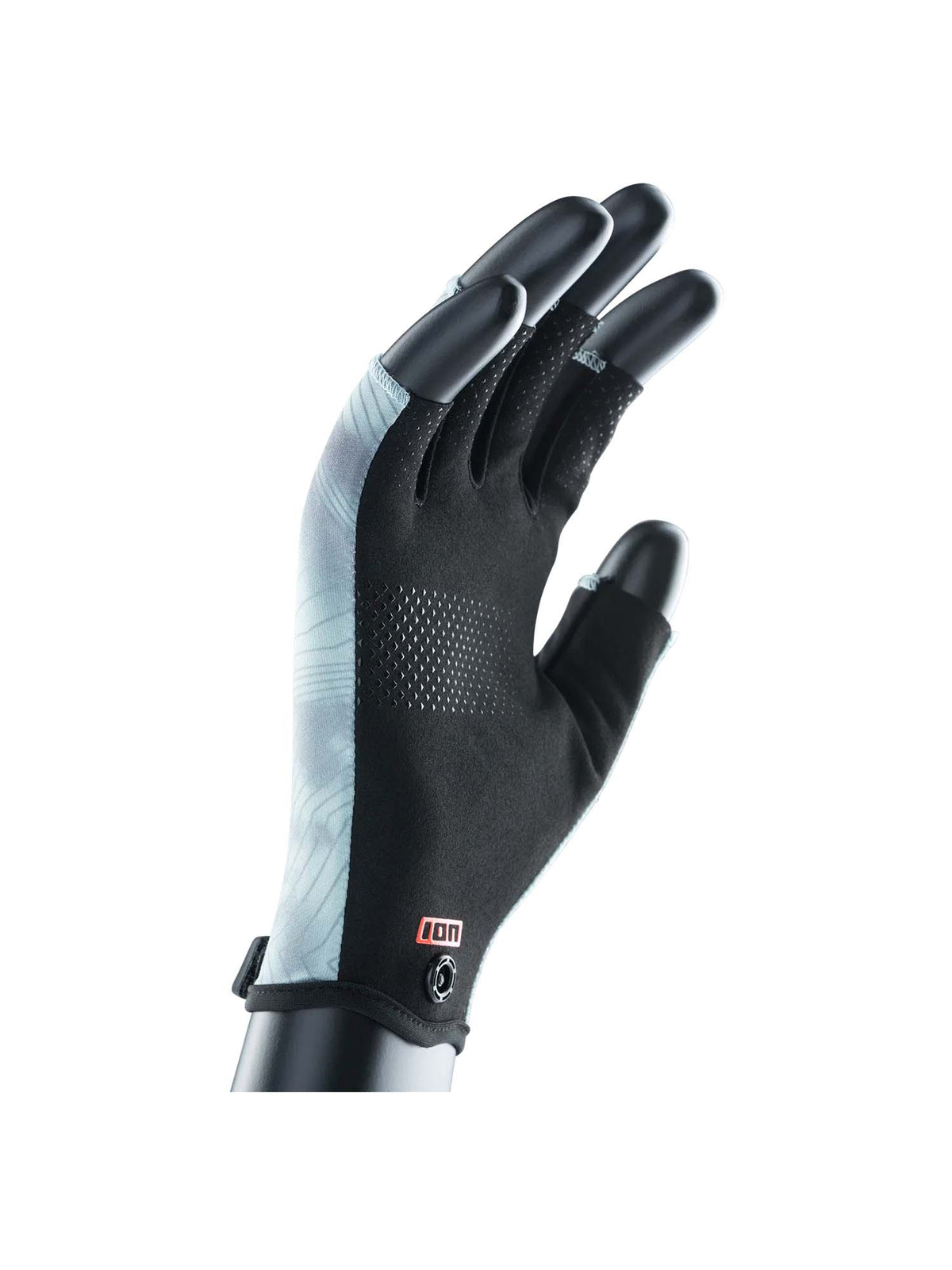 ION Amara Half Finger Gloves light olive side view