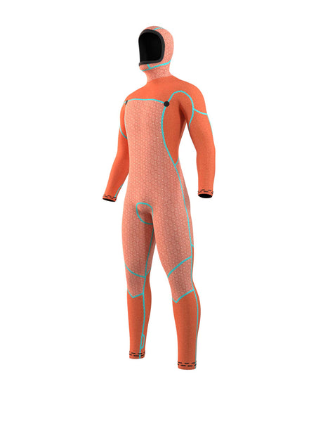 Voltt 6/4/3mm Hooded Font Zip Wetsuit