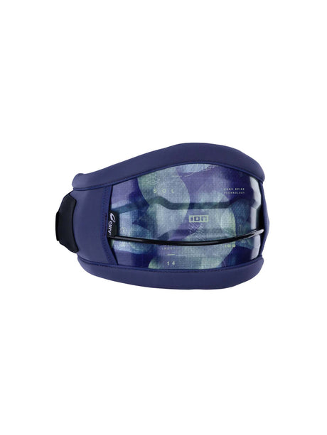 ION Sol Curv women's kite harness in deep water, back view